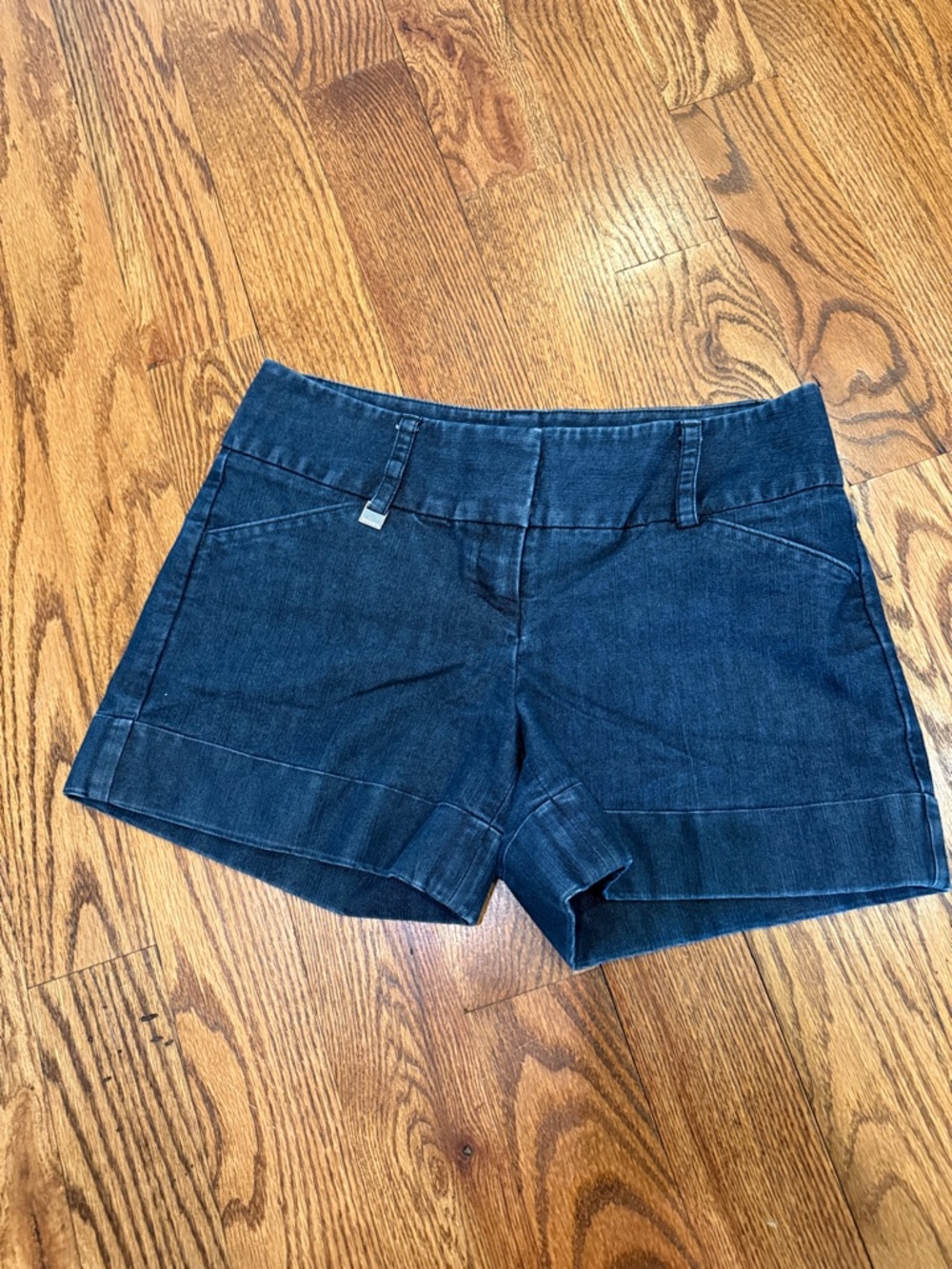 Express Dark Indigo Jean Shorts